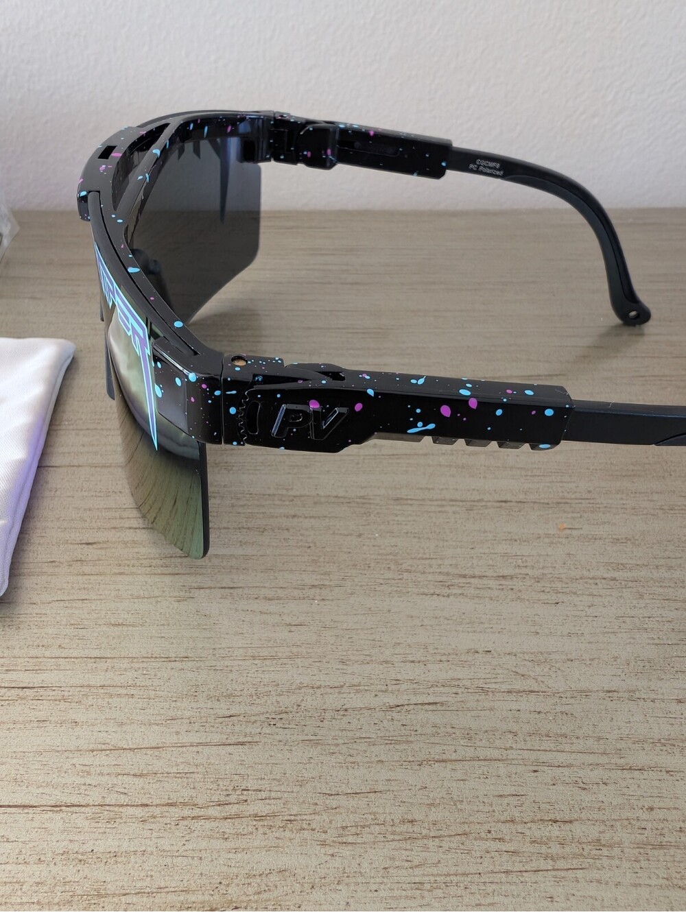 NEW Pit Viper The Night Fall Polarized Sunglasses Purple Revo - Picture 5 of 9